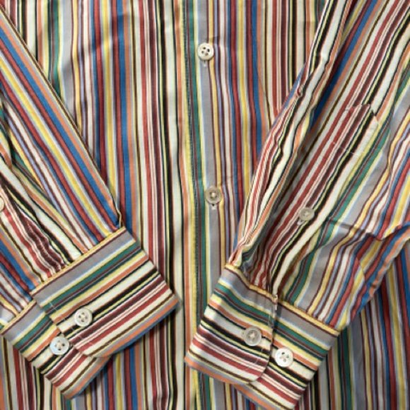 Martin Gordon Mu;ti-Colored Stripped Shirt - Picture 4 of 6